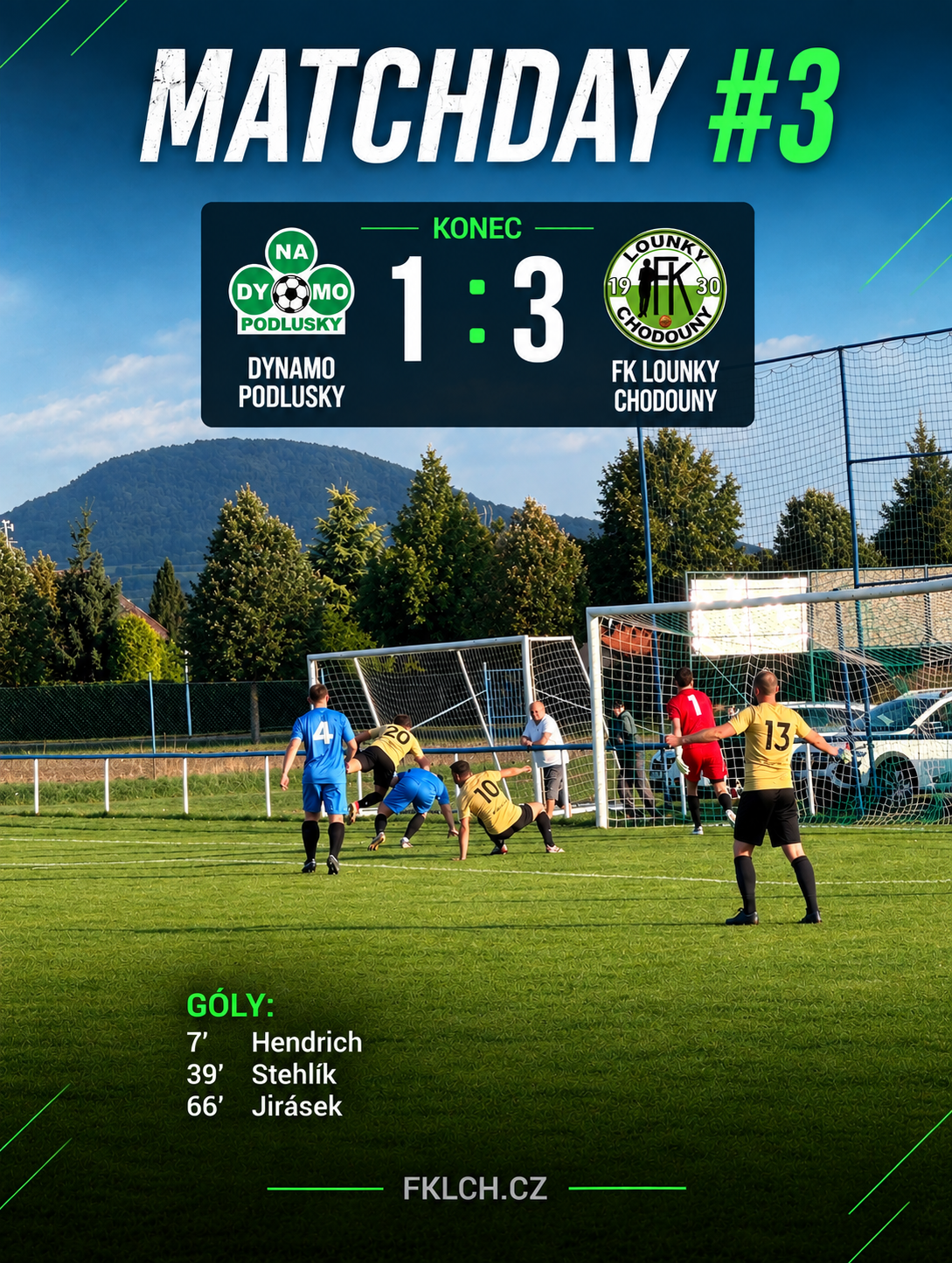 Dynamo Podlusky 1:3 FKLCH